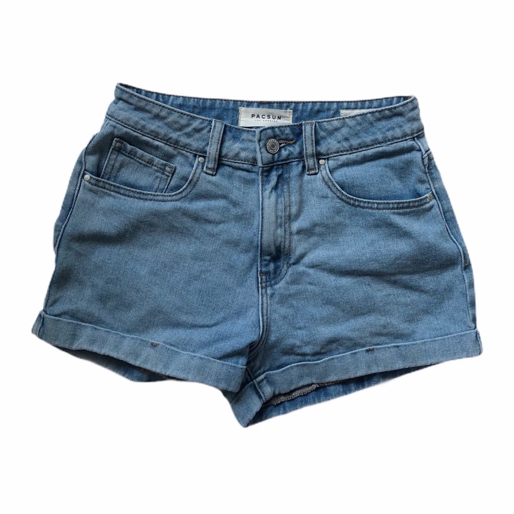 Pacsun High Waist Denim Mom Shorts